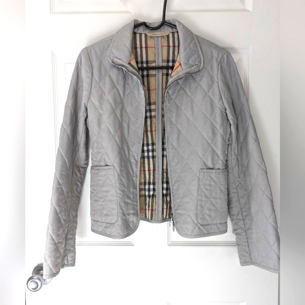 Women's Authentic Burberry London Utility Quilted Jacket